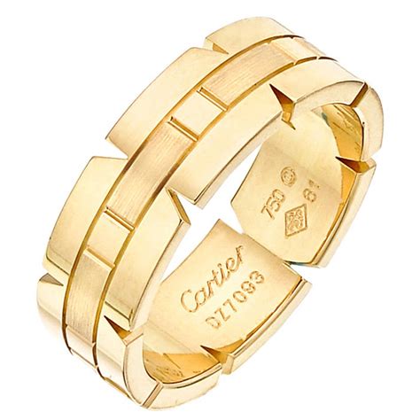 cartier ring mann|cartier men's tank ring.